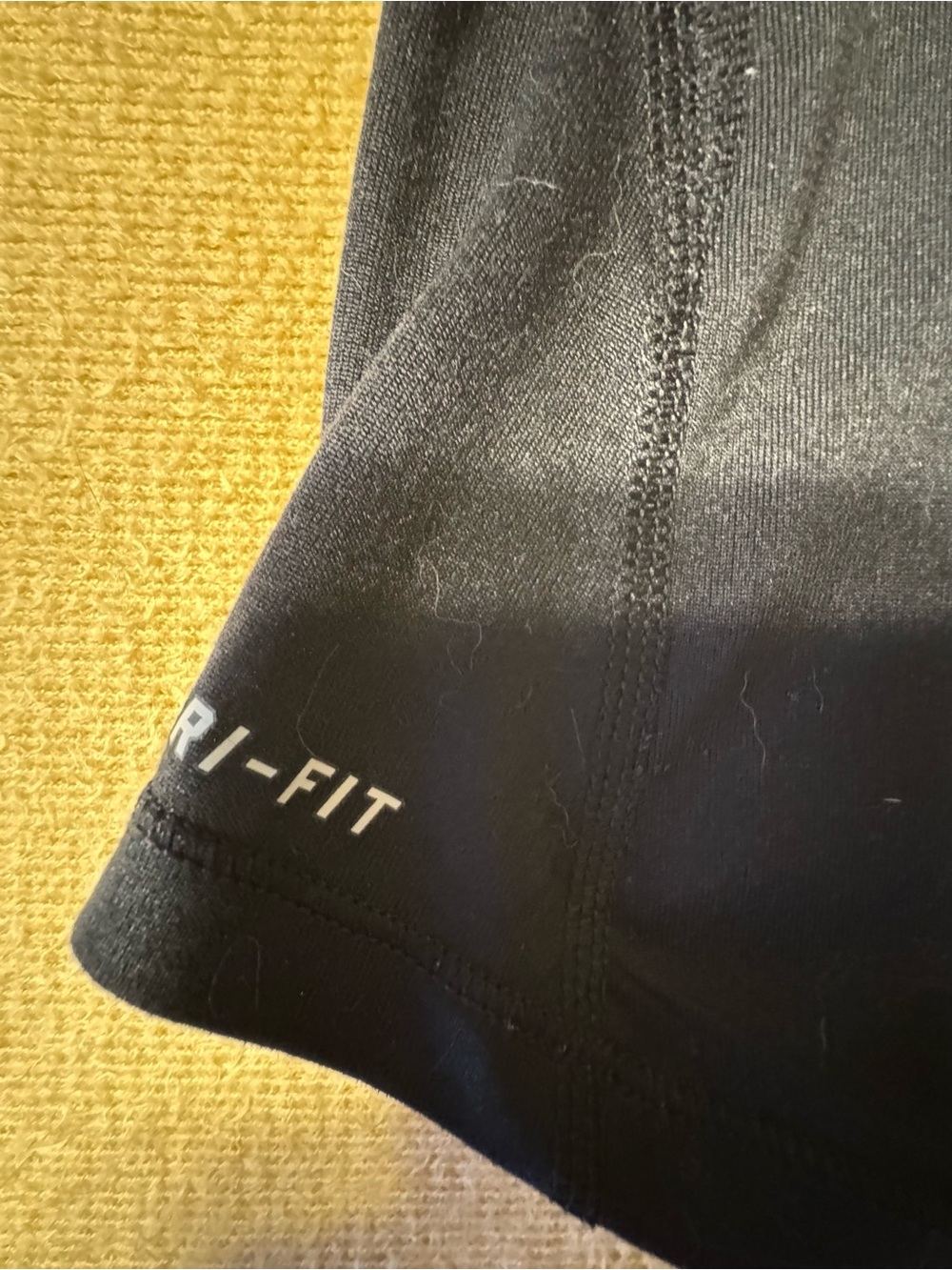 Nike Black Short Sleeve Dri-FIT Mesh Athletic Tee - Picture 3 of 6